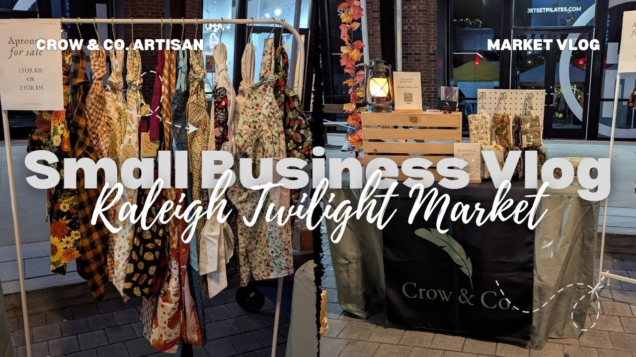 MY FIRST NIGHT MARKET! | Raleigh Twilight Market | Nov 2025