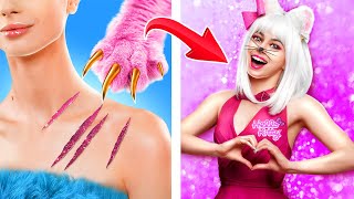 Как стать Hello Kitty! Экстремальное перевоплощение с гаджетами из TikTok!