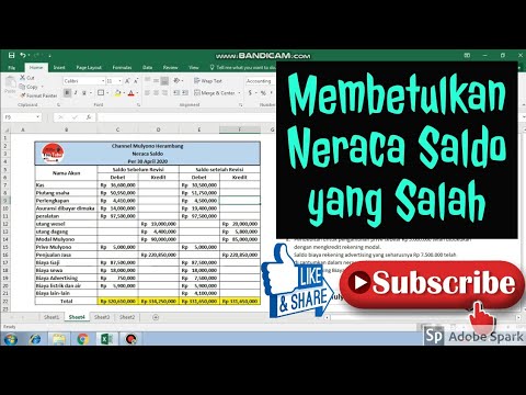 Video: Cara Memperbaiki Kesalahan Dalam Saldo