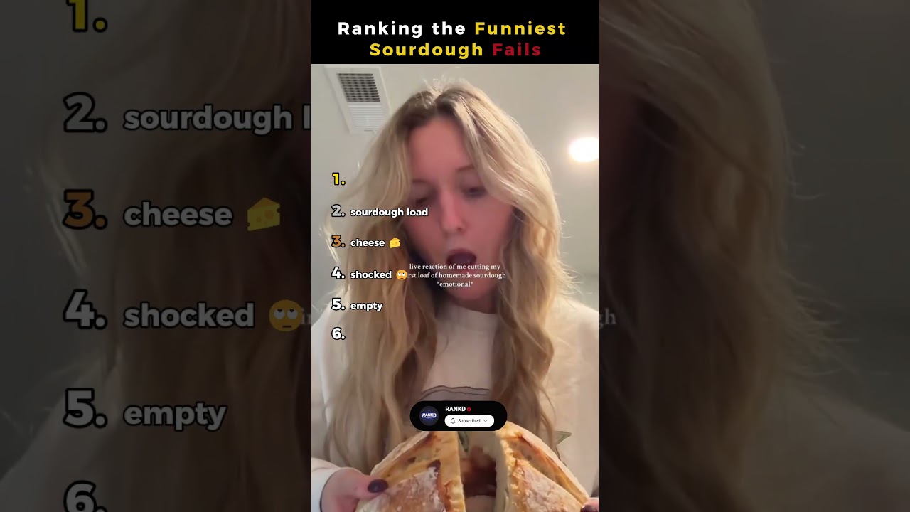 Ranking the Funniest Sourdough Fails 😂🍞 (Wait for #1)