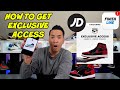 How to get exclusive access  preorder on finishline jd sports