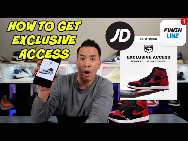 HOW GET EXCLUSIVE ACCESS & PREORDER ON FINISHLINE JD SPORTS - YouTube