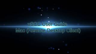 Vscc Setup Guide - Macos - Remote Desktop Client Str