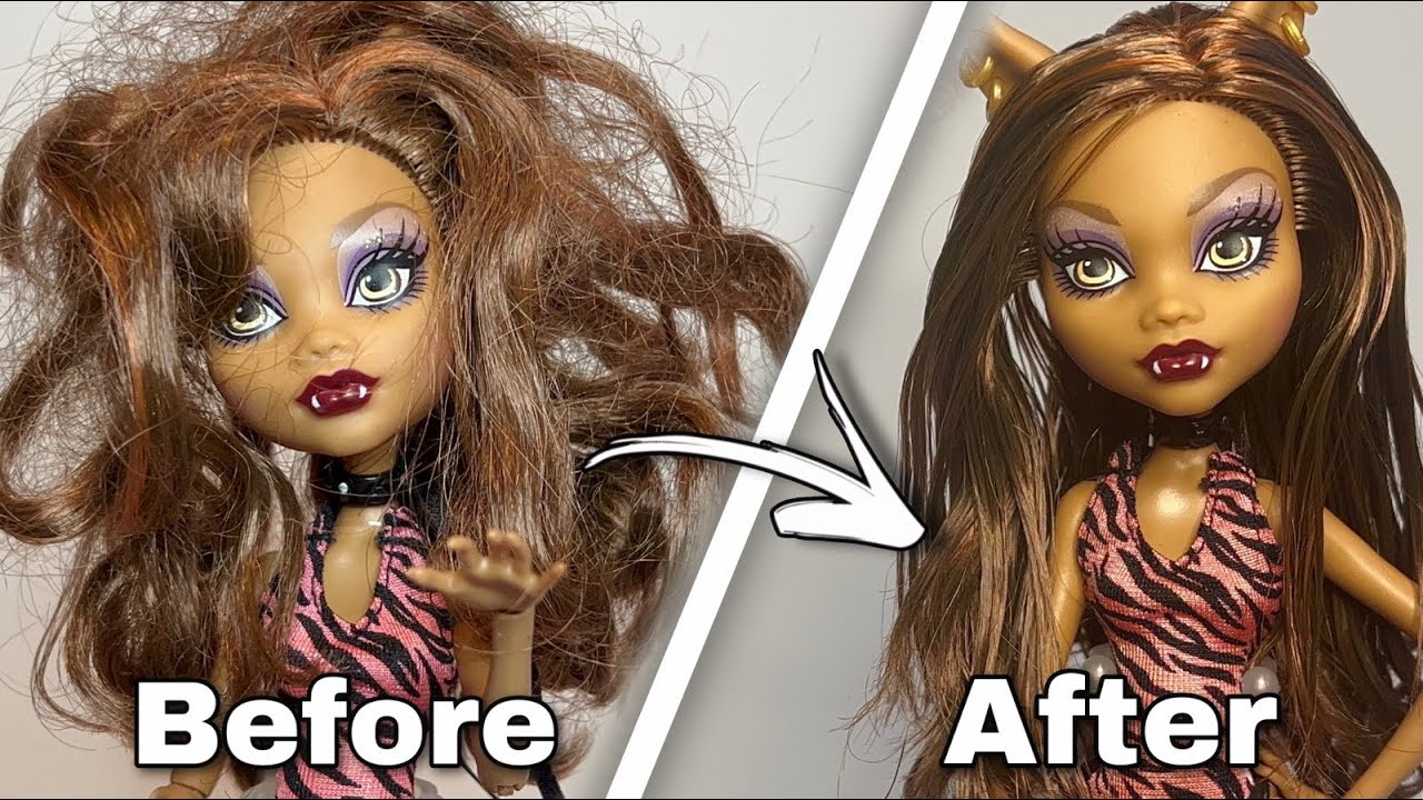 UNBOXING + RESTORING This G1 First Wave Clawdeen Wolf Doll!! Monster
