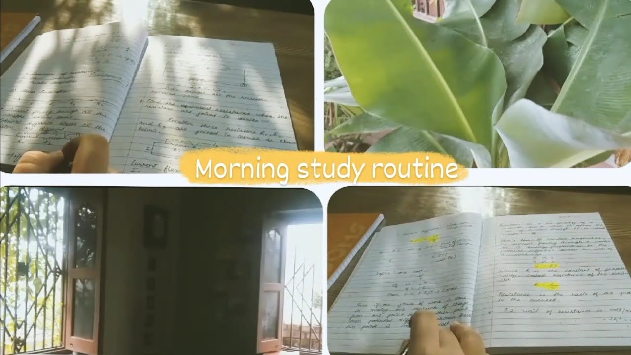 Morning Study Routine| CBSE|10th grade| Naira's Corner - YouTube