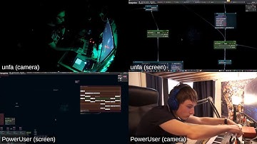 unfa x PowerUser x JTB: Live Experimental Online BespokeSynth Jam  [2023-08-12]