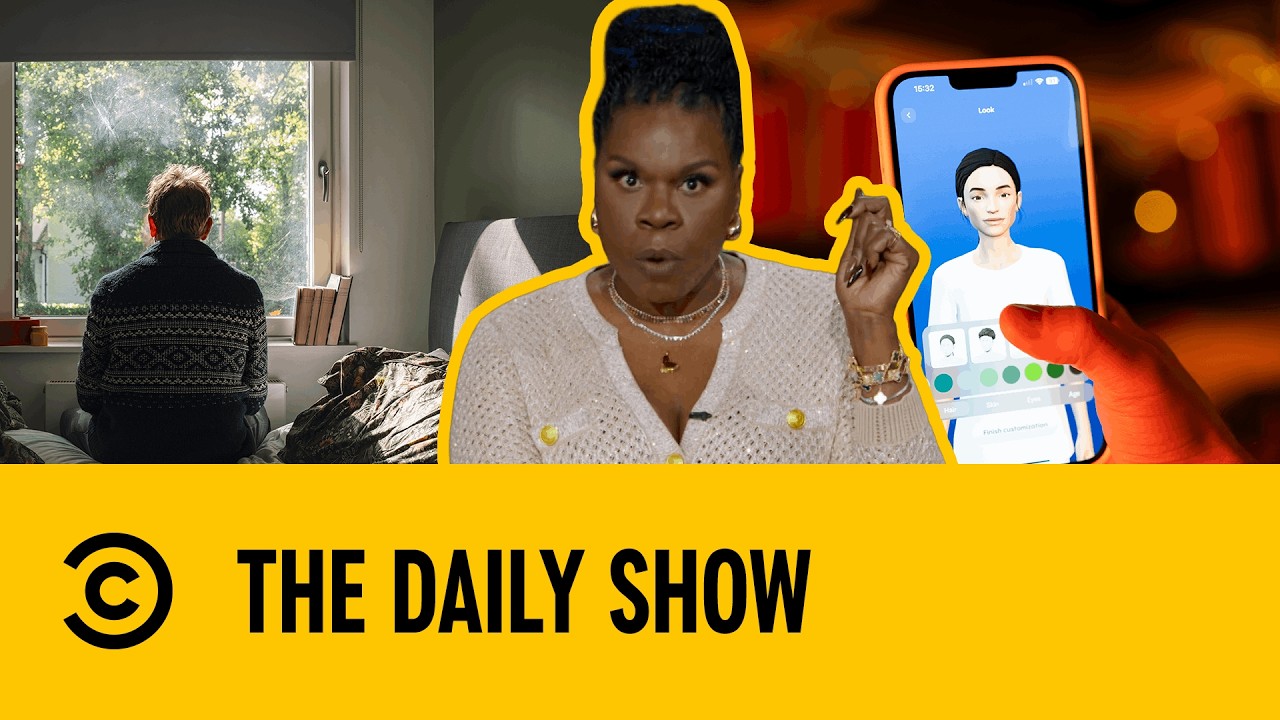 The Male Loneliness Crisis and the Rise of AI Companions | The Daily Show