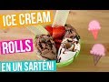 Como Hacer Ice Cream Rolls En Tu Casa y Sin Máquina Especial! | RebeO