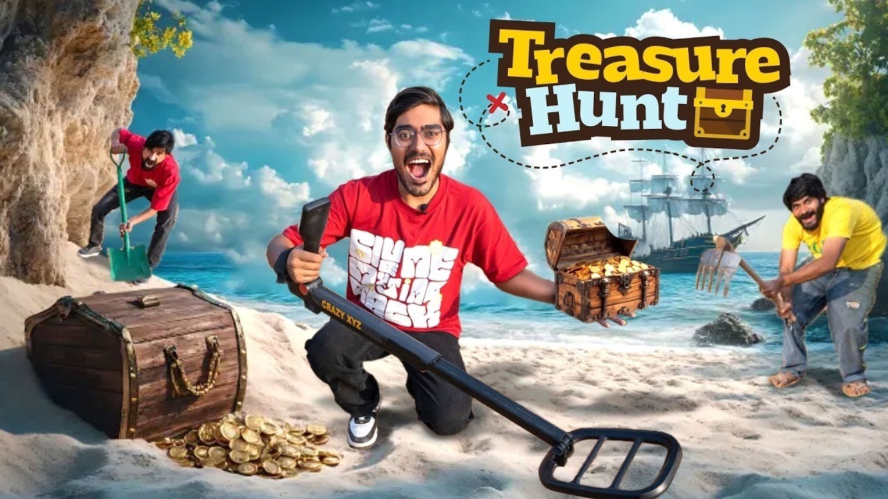 Treasure Hunt Challenge in 5 Places🔥  सच में ख़ज़ाना मिल गया