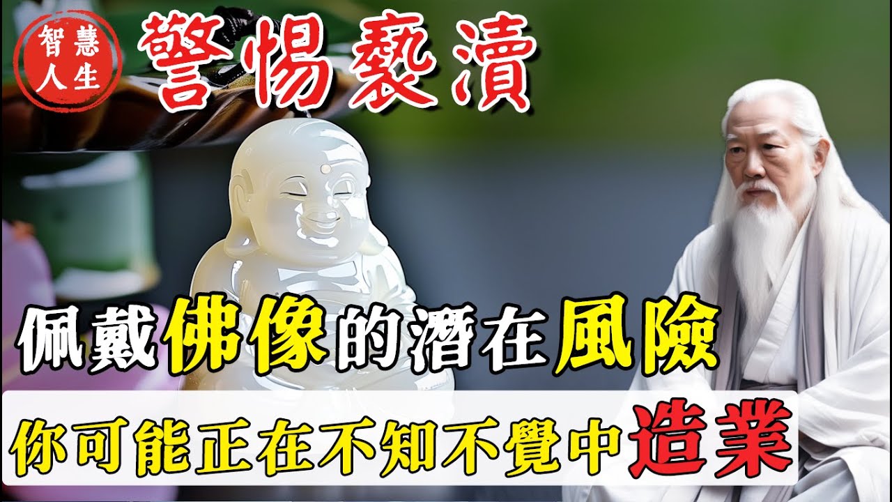 警惕褻瀆:佩戴佛像的潛在風險,你可能正在不知不覺中造業!| 智慧人生-同修福慧 #修心#智慧#幸福#福報#福氣#福份#因果#因緣#佛法#靈性 ...