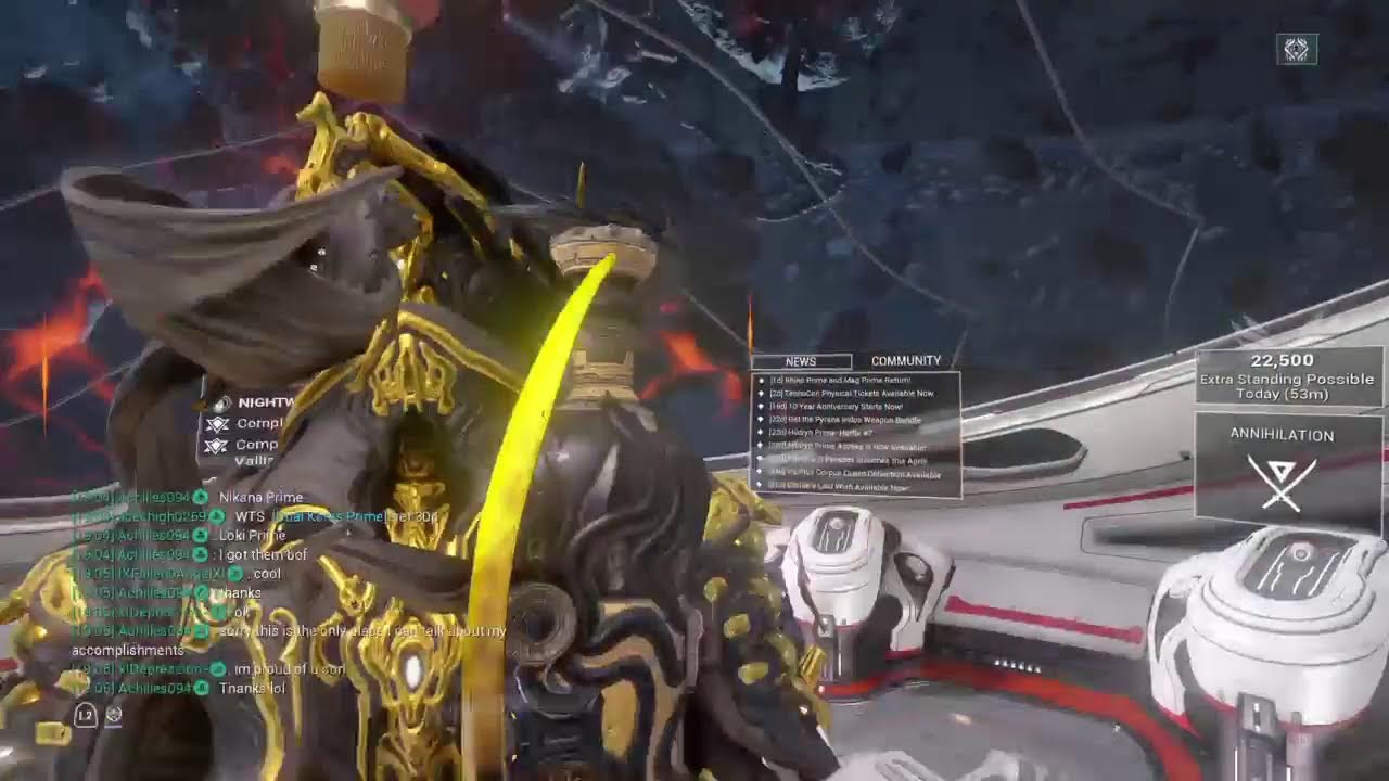 Warframe new war quest fnishing it - YouTube