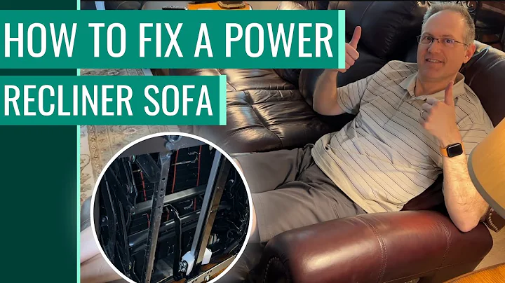 How to fix a power recliner sofa or chair - recliner mechanism repair