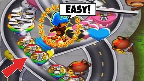 Noob thinks he can win with RAINBOW BLOONS?!