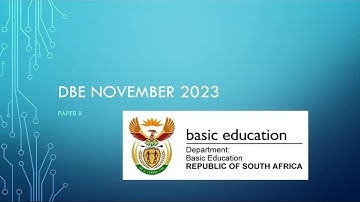 Accounting Grade 12 Paper 2: DBE November 2023 - Question 1 Bank Reconciliation Statement: BRS