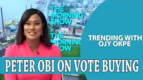 Peter Obi Says Voter Incentives Are Stolen Money +...