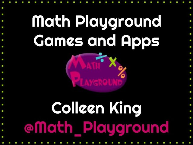 Math Games, Math Playground