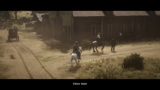 Red Dead Redemption 2 - Sadies No Good, Very Bad Horse Ai Fail Timing Win - Funny