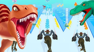 Dino Evolution Run 3D MAX Level Gameplay