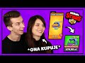 ⭐️ Dziewczyna KUPUJE MI WSZYSTKO na *DZIEŃ CHŁOPAKA* w Brawl Stars! 😍