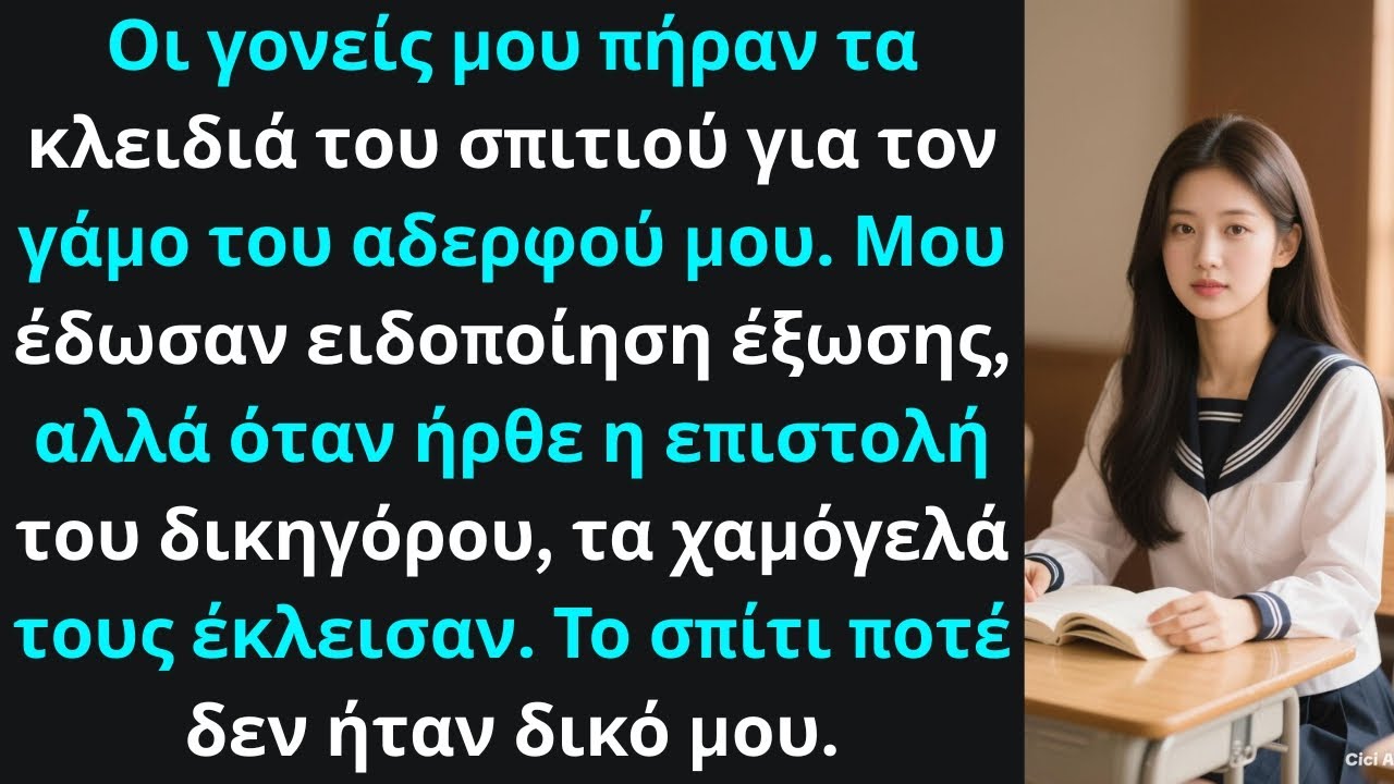 Οι γονείς μου πήραν τα κλειδιά για τον γάμο του αδερφού μου.