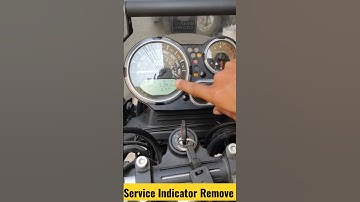 Remove This Service Indicator in JUST 10sec👌😉 #himalayan #himalayanbs6 #RE #short #bike #travel