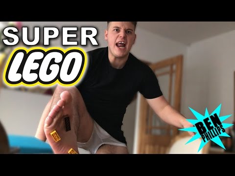 superglue-lego-to-my-bros-feet-prank!