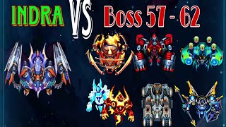 Space shooter Galaxy attack- Indra vs Boss 57-62 - Chiến tranh ngân hà - Lôi Thần vs boss 57-62 screenshot 5