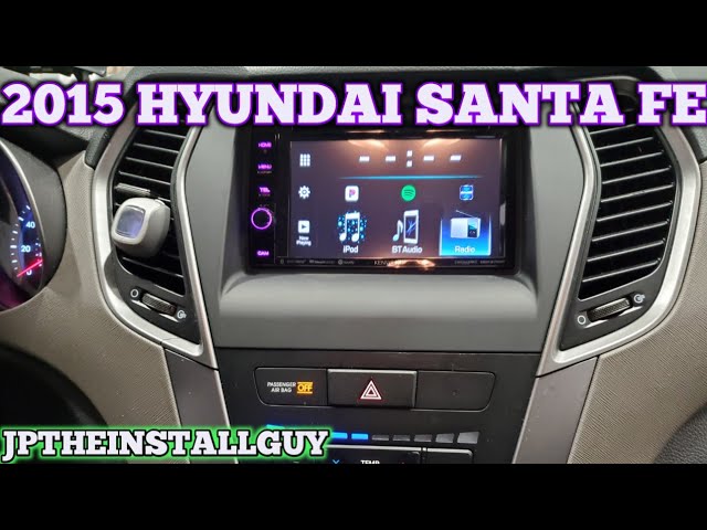 car stereo headunit with Removal Keys Hyundai Santa Fee CD player radio