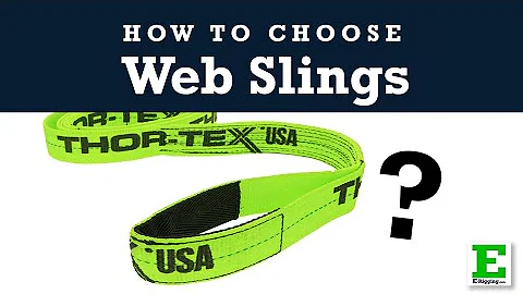 How to Choose the Right Web Sling | Thortex Lifting Slings Review
