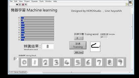 Machine Learning by Labview 數字機器學習