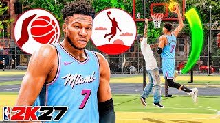 My 6'11 GIANNIS ANTETOKOUNMPO BUILD is DOMINATING NBA 2K27 ALREADY...