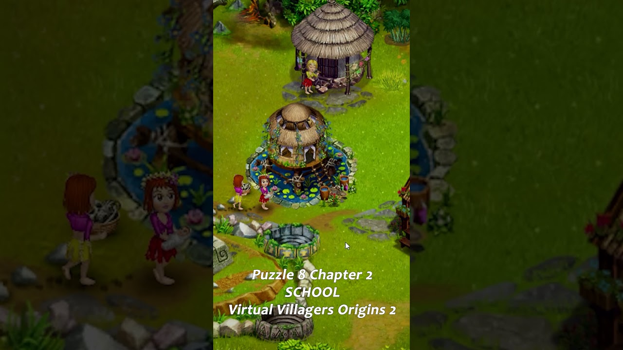 Puzzle 8 Chapter 2 School | Virtual Villagers Origins 2