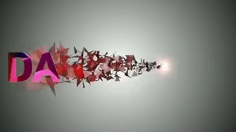 Cool particles intro & text animation with  kinemaster
