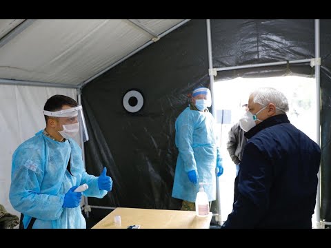 სამხედრო ექიმები მოქალაქეების შემოწმებას 16 საკონტროლო გამშვებ პუნქტზე ახორციელებენ