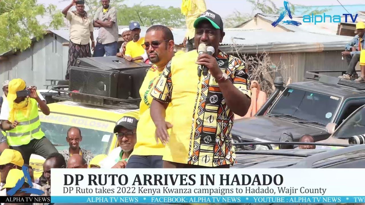 DP Ruto lead Kenya Kwanza Campaigns in Hadado, Wajir County.