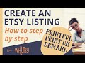 How to Create an Etsy Listing and Sync to Printful | Selling on Etsy With Print On Demand, Part 2