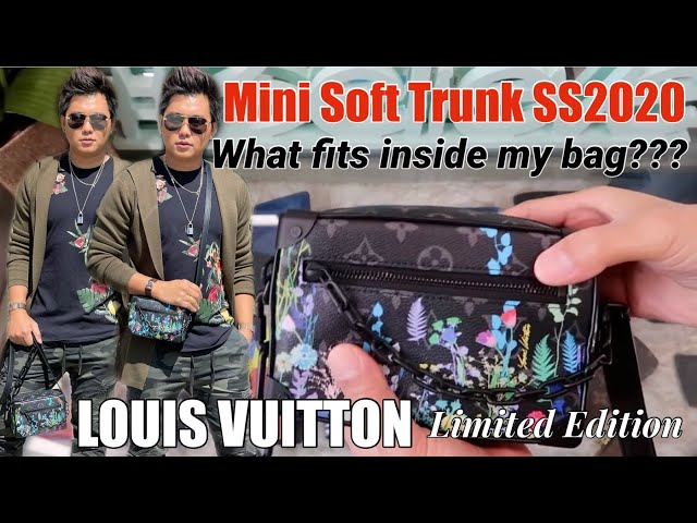 Louis Vuitton ECLIPSE Mini Soft Trunk Review, Unboxing, & Try On (Monogram  Canvas Virgil Abloh SS19) 