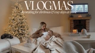 VLOGMAS | hello, december! decorating for christmas & cosy days at home ❄️