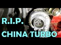 Miata Update: Bye Bye China Turbo!