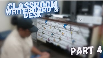 Classroom Setup 2021 Day 4 | Classroom desk decor and whiteboard set up
