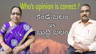 Who's Opinion is correct Wife or Husband ? | బుద్ధి బలం Vs కండ బలం