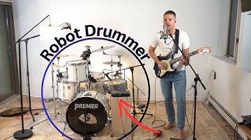 I built a robot to play the drums