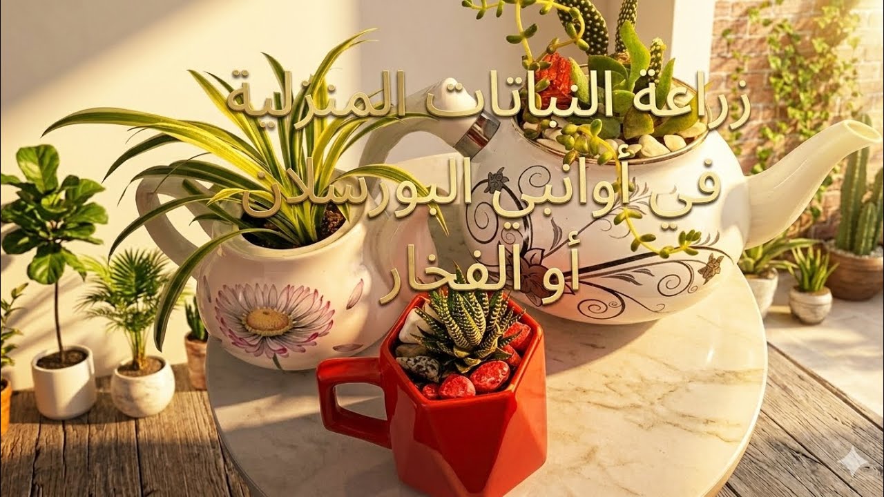 كيف أضع ثقوب في  أواني البورسلان القديمة واستغلال في الزراعة.🫖☕️🏺.