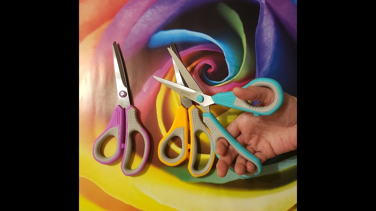 Scissors, QMVESS 8.5" Multipurpose Scissors for Office 3-Pack Ultra Sharp Scissors All Purpos Review