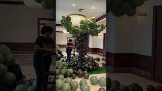 How To Make A Xl Balloon Tree Jungle Party Balloon Tree Tutorial