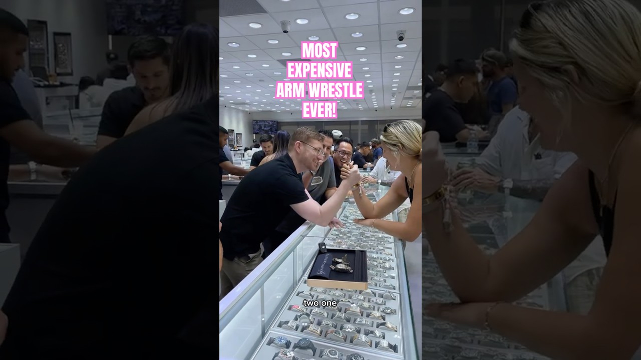 Most expensive arm wrestle ever 😂 