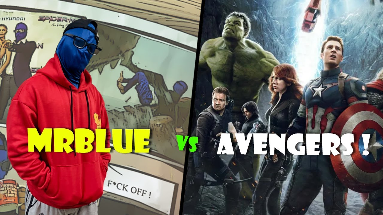 AVENGERS NEED HELP !!! #viralvideo #avengers #mrblue