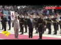 Ukraine's New Commander-in-Chief: Petro Poroshenko inspects honour guard on St. Sophia Square