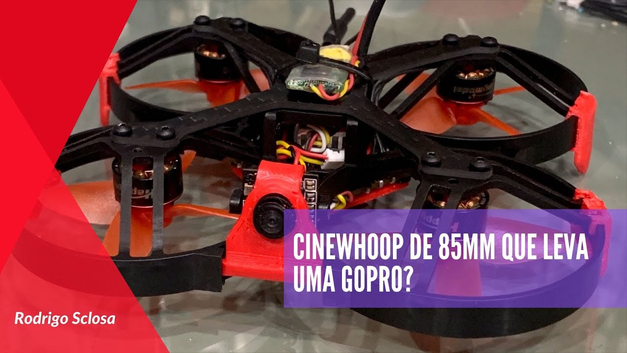 GoPro Naked (Parte 1) - Montando o cinewhoop de 85mm passo-a-passo detalhado