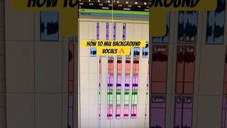 How to Mix Background Vocals 🔥 #vocals #musicproduction #singer #musicproducer #music #musictips
